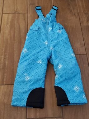 Columbia Omni Shield Toddler Turquoise Snow Bib Overalls